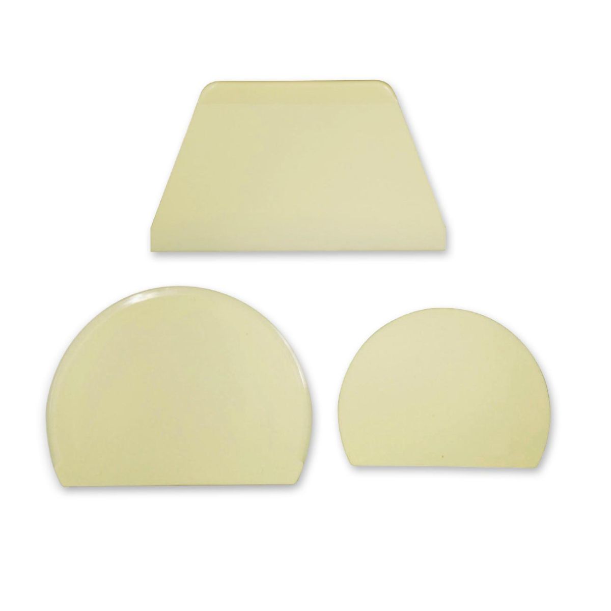 LOYAL Grattoirs en Plastique pour Gâteaux pk/3