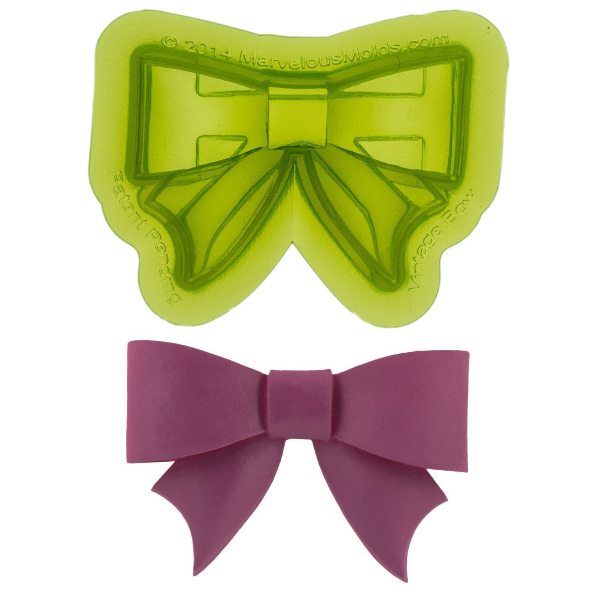 Marvelous Molds Moule en Silicone - Vintage Bow Mold