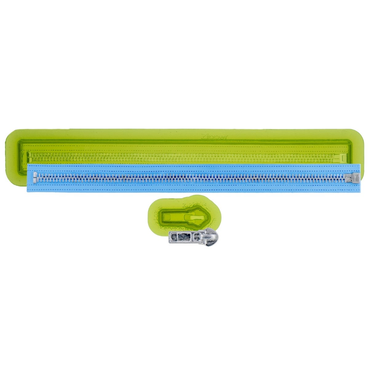 Marvelous Molds Moule en Silicone Fermeture Éclair et Curseur