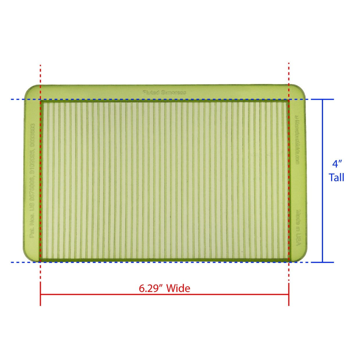 Marvelous Molds Moule en Silicone - Fluted Simpress