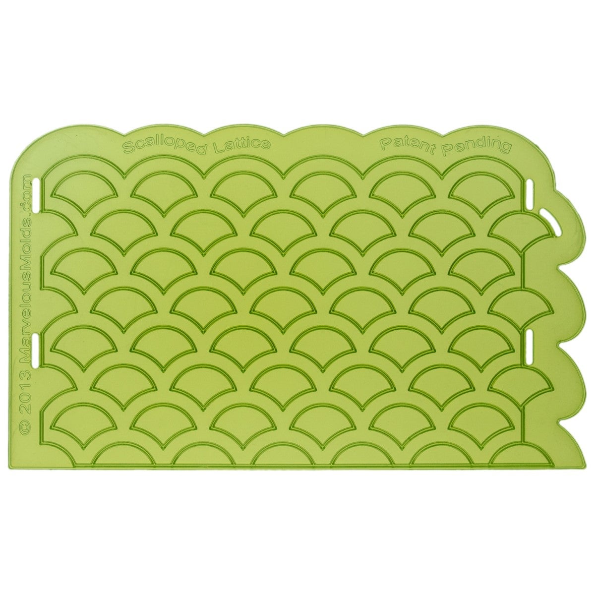 Marvelous Molds Moule en Silicone - Scalloped Lattice Silicone Onlay®