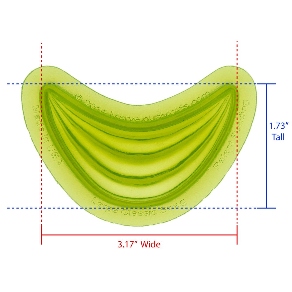 Marvelous Molds Moule en Silicone - Large Classic Swag Mold