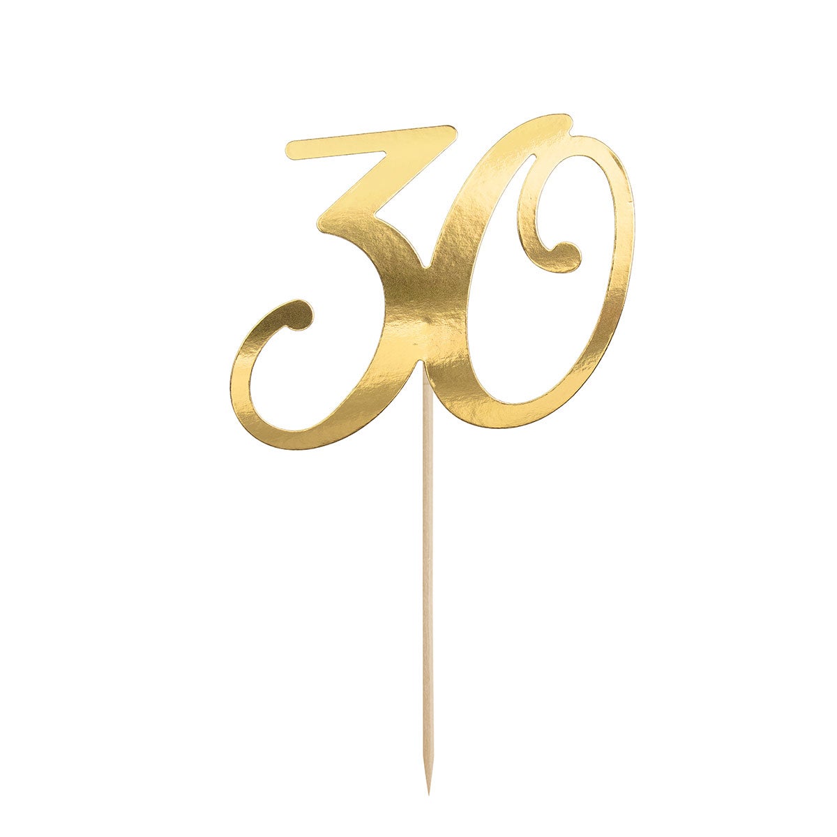 PartDeco Cake Topper 30 Or
