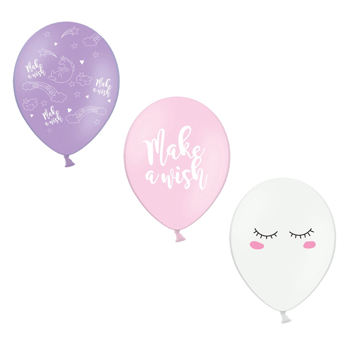PartyDeco Mix Ballons Licorne Set/6