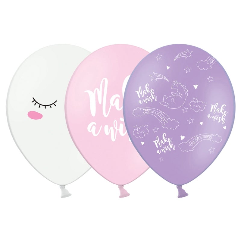 PartyDeco Mix Ballons Licorne Set/6