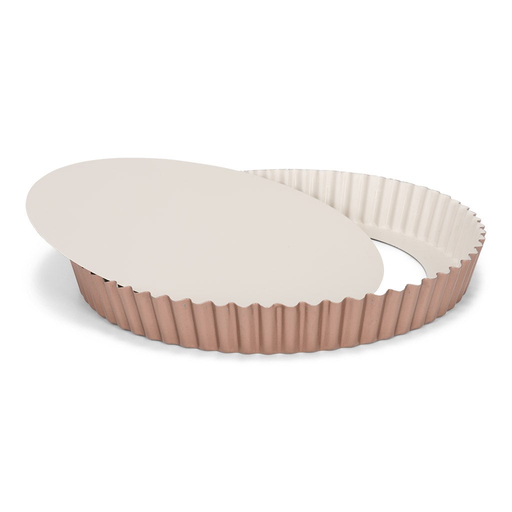Patisse Moule à Quiche en Céramique Fond Amovible Ø28cm