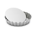 Patisse Mini Moule à Quiche Rond - Fond Amovible - 10cm