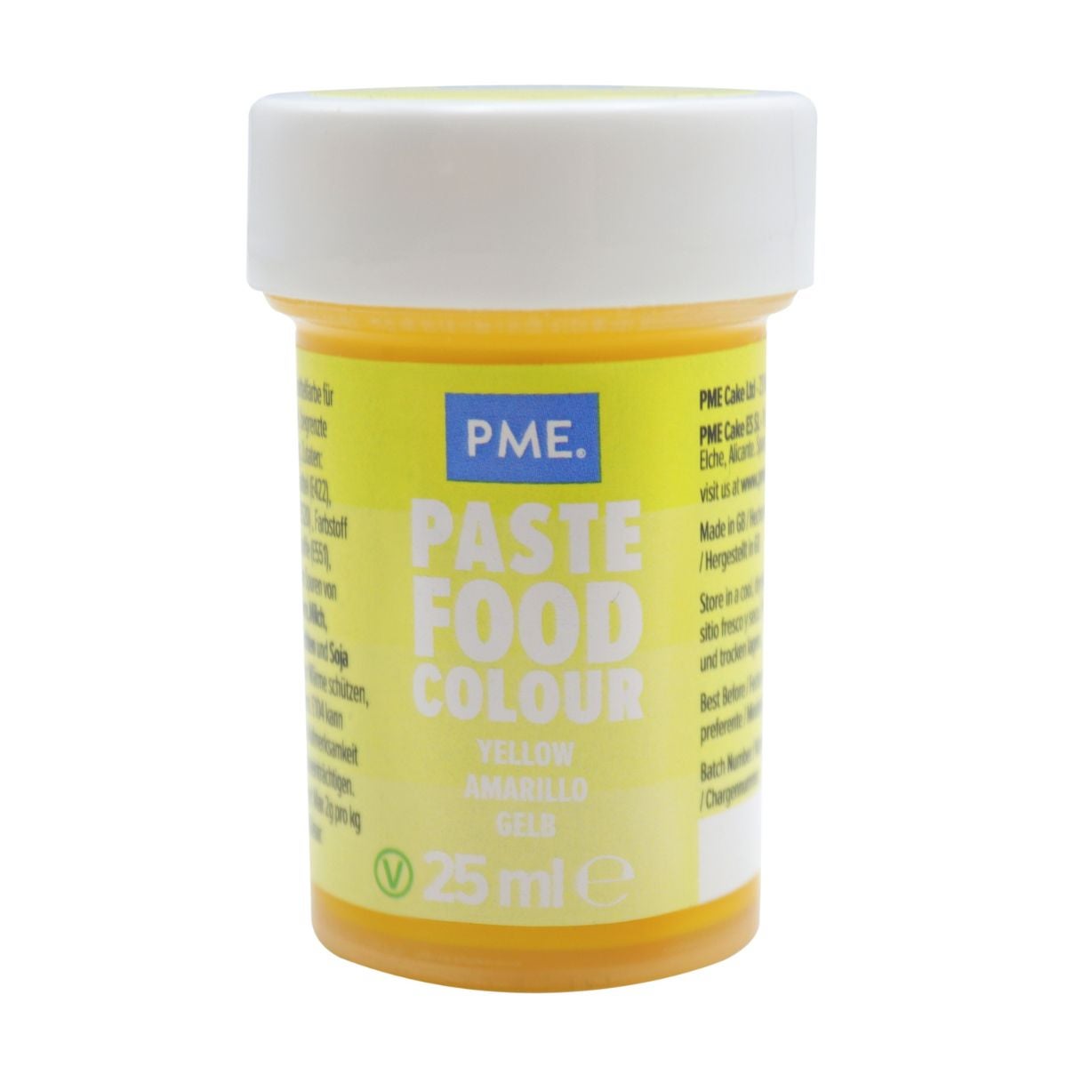 PME Paste Food Colour Yellow