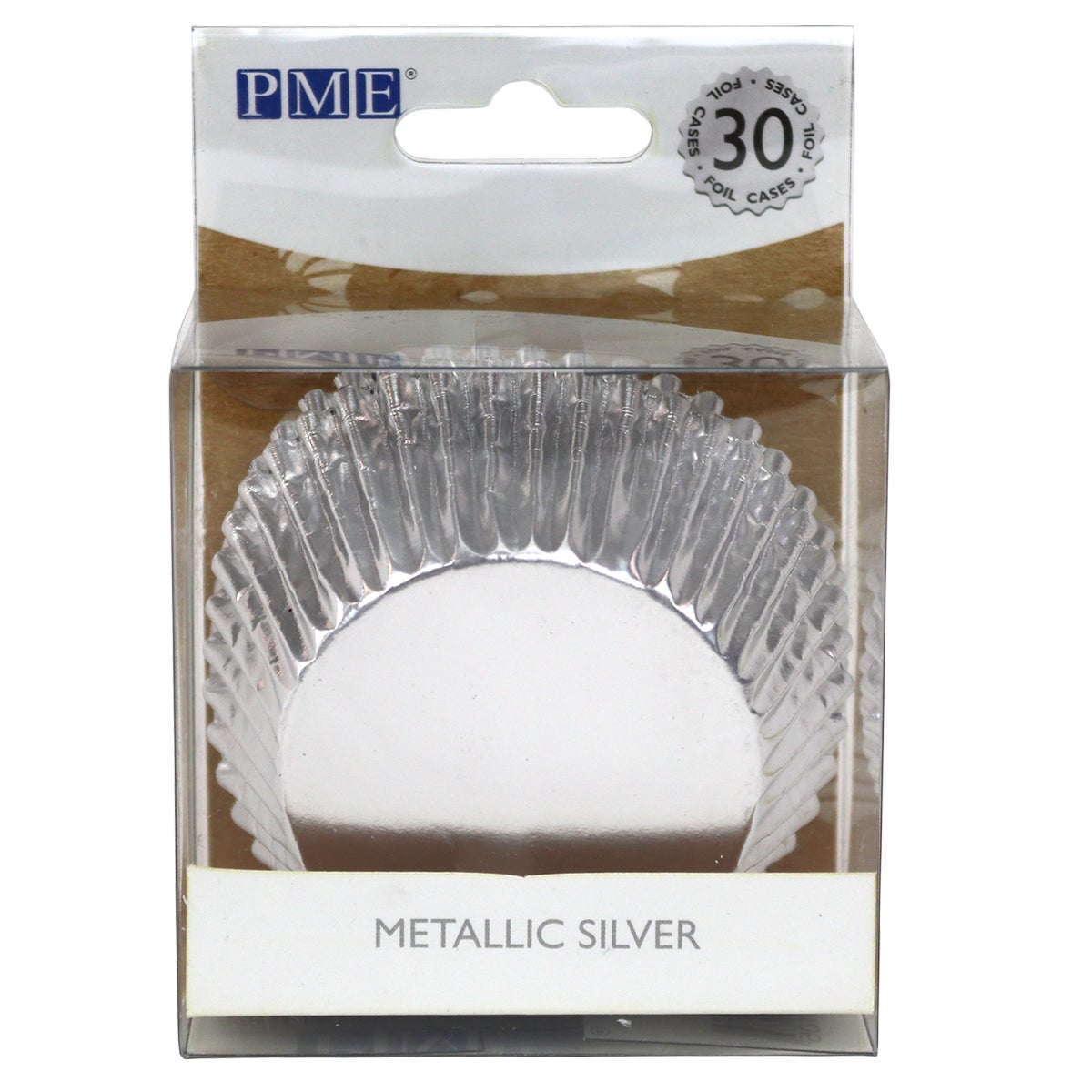 PME Caissettes à Cupcakes Argent Métallisé pcs/30