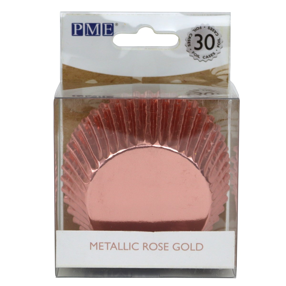 PME Caissettes à Cupcakes Rose Doré Métallique pcs/30