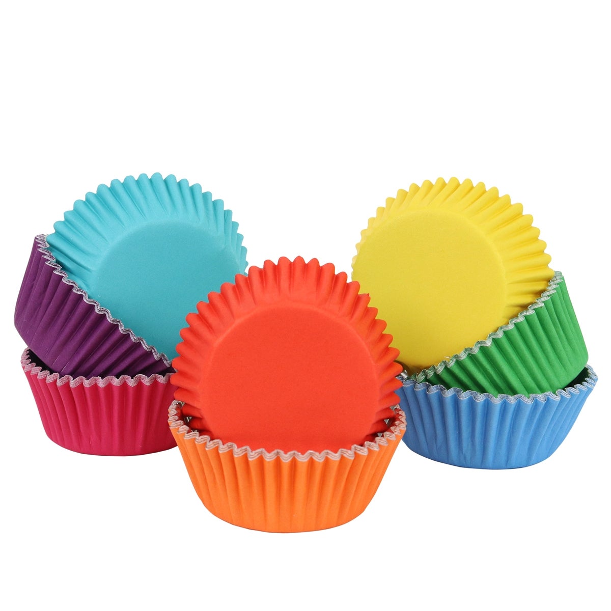 PME Caissettes à Cupcakes - Couleur Arc-en-ciel - pcs/100