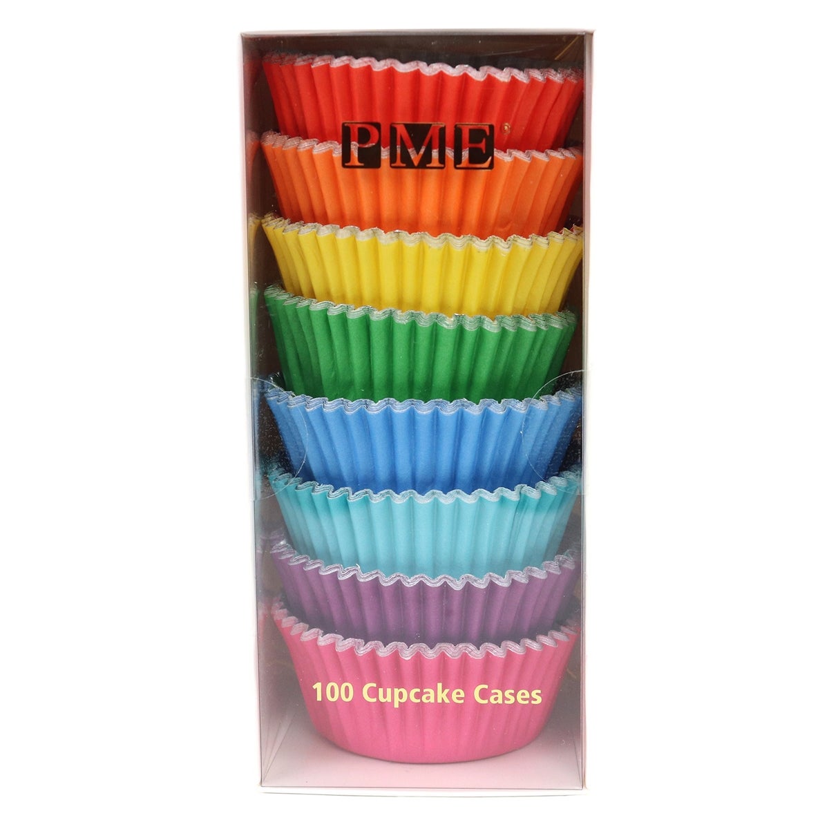 PME Caissettes à Cupcakes - Couleur Arc-en-ciel - pcs/100