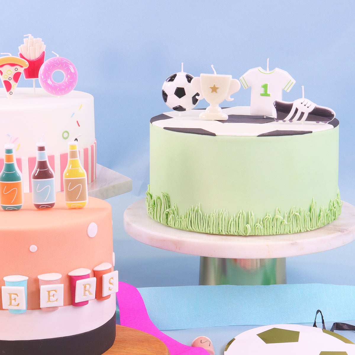 Bougies PME - Jeu de 4 football