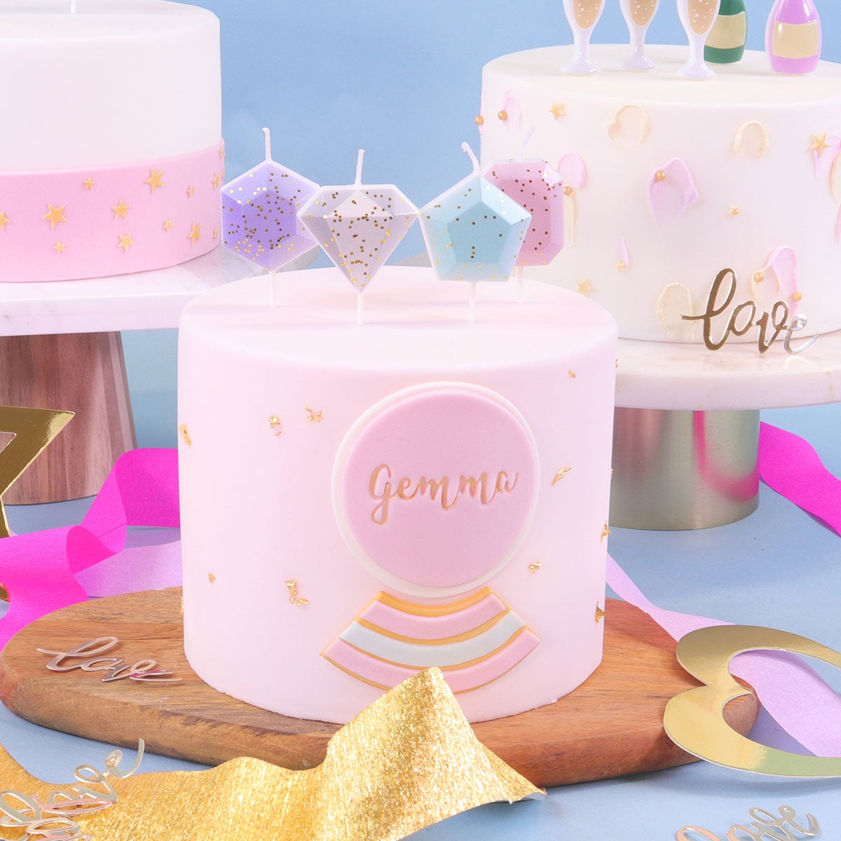 Bougies PME - Pierres précieuses Set/4