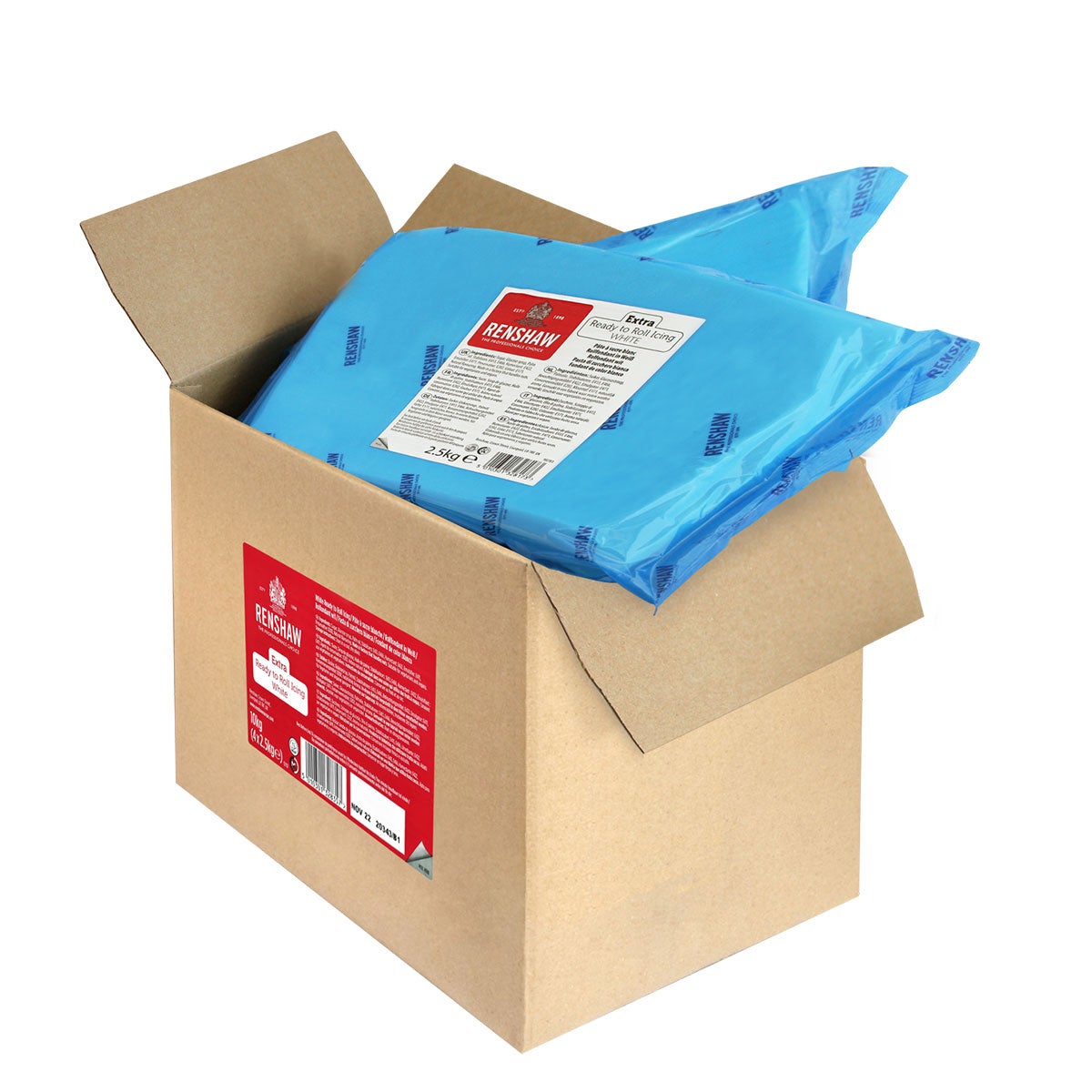 Renshaw Pâte à Sucre à Rouler Extra 10kg - Blanc