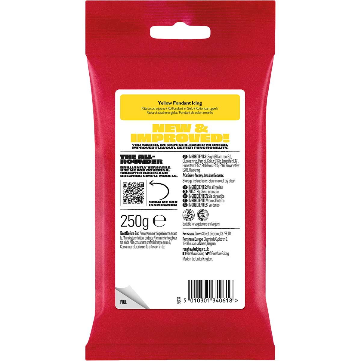 Renshaw Fondant Jaune 250g