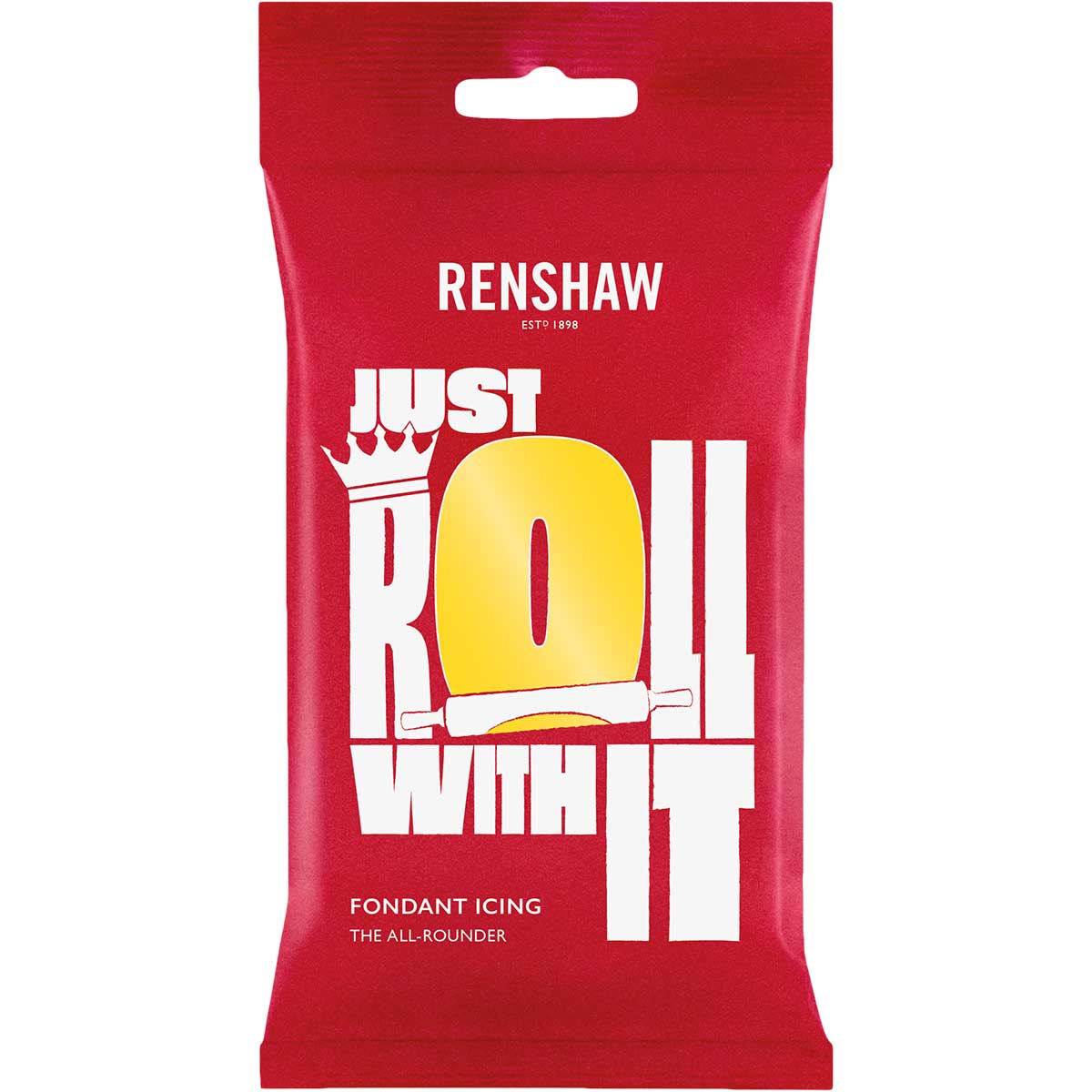 Renshaw Pâte à Sucre Jaune 1kg