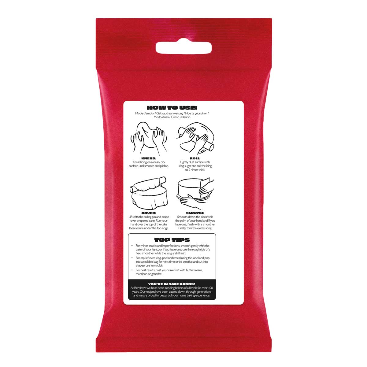 Renshaw Pâte à Sucre White 1kg