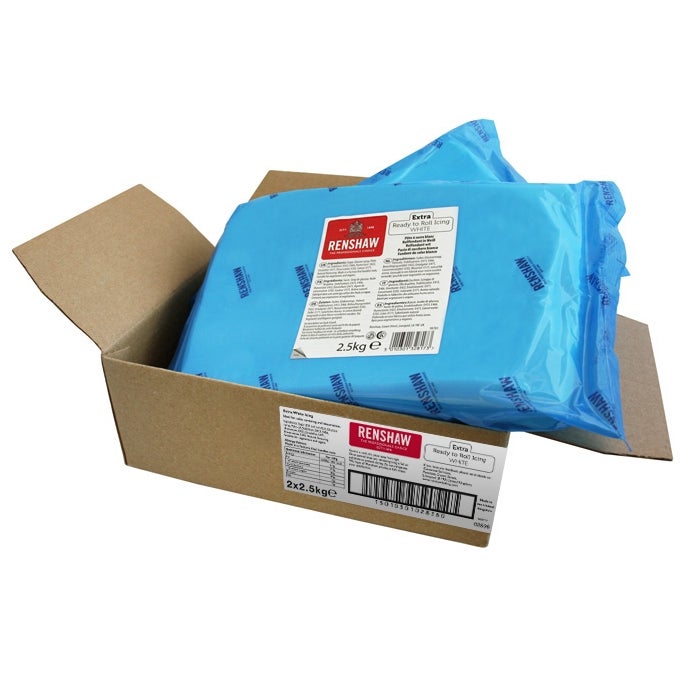 Renshaw Pâte à Sucre à Rouler Extra 5kg - Blanc