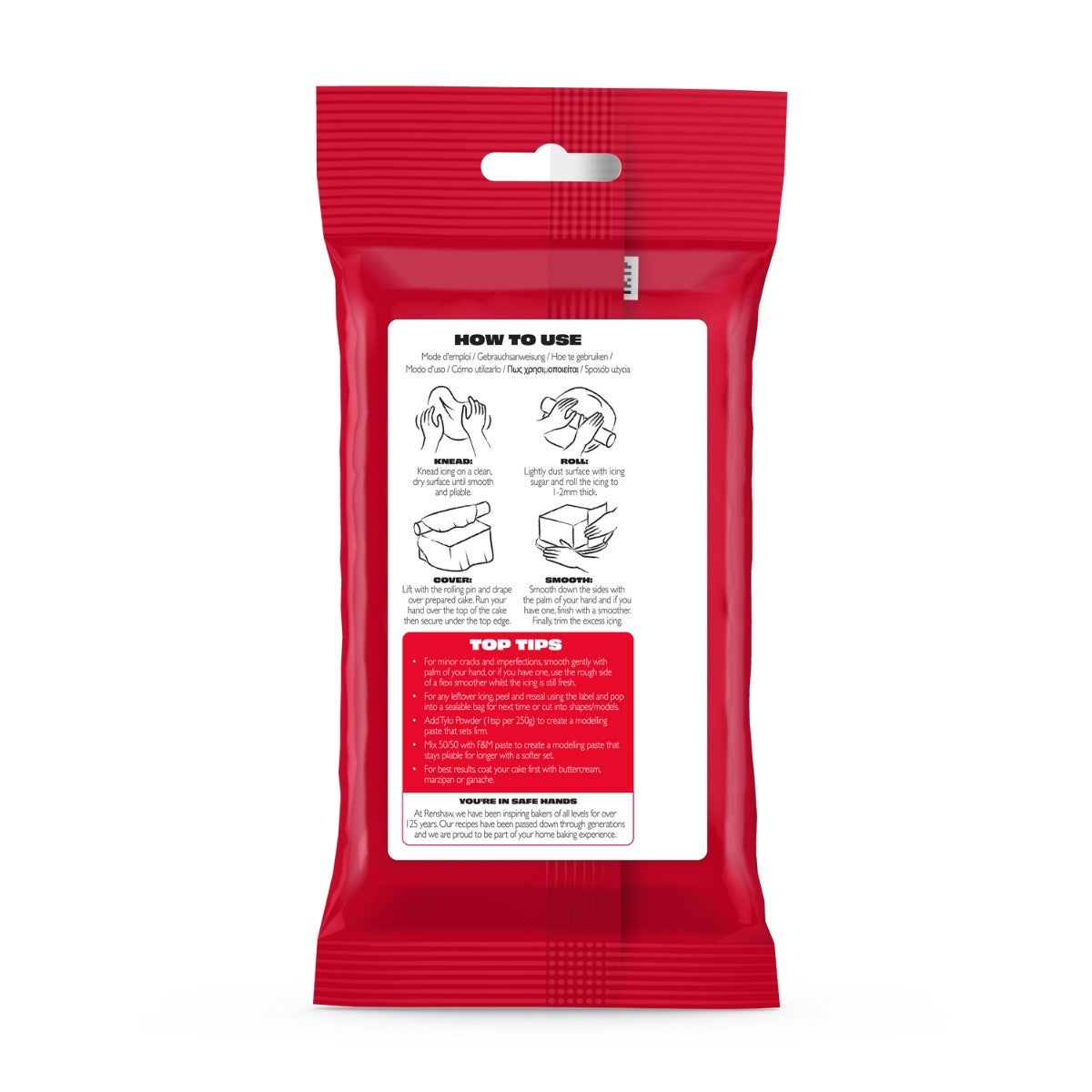 Renshaw Extra Fondant 250g - Rouge