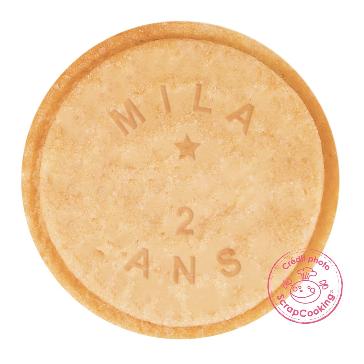 ScrapCooking Tampon à biscuits personnalisable