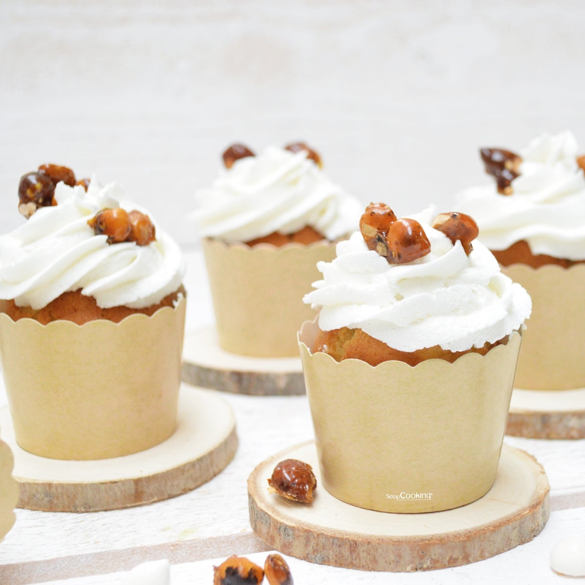 ScrapCooking Boîtes à cupcakes Kraft pk/25