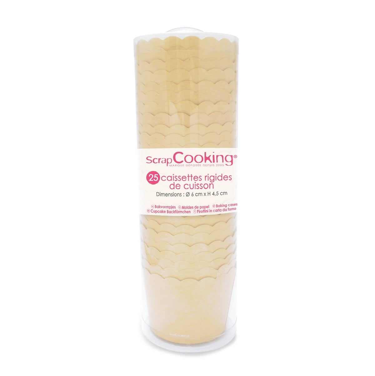 ScrapCooking Boîtes à cupcakes Kraft pk/25