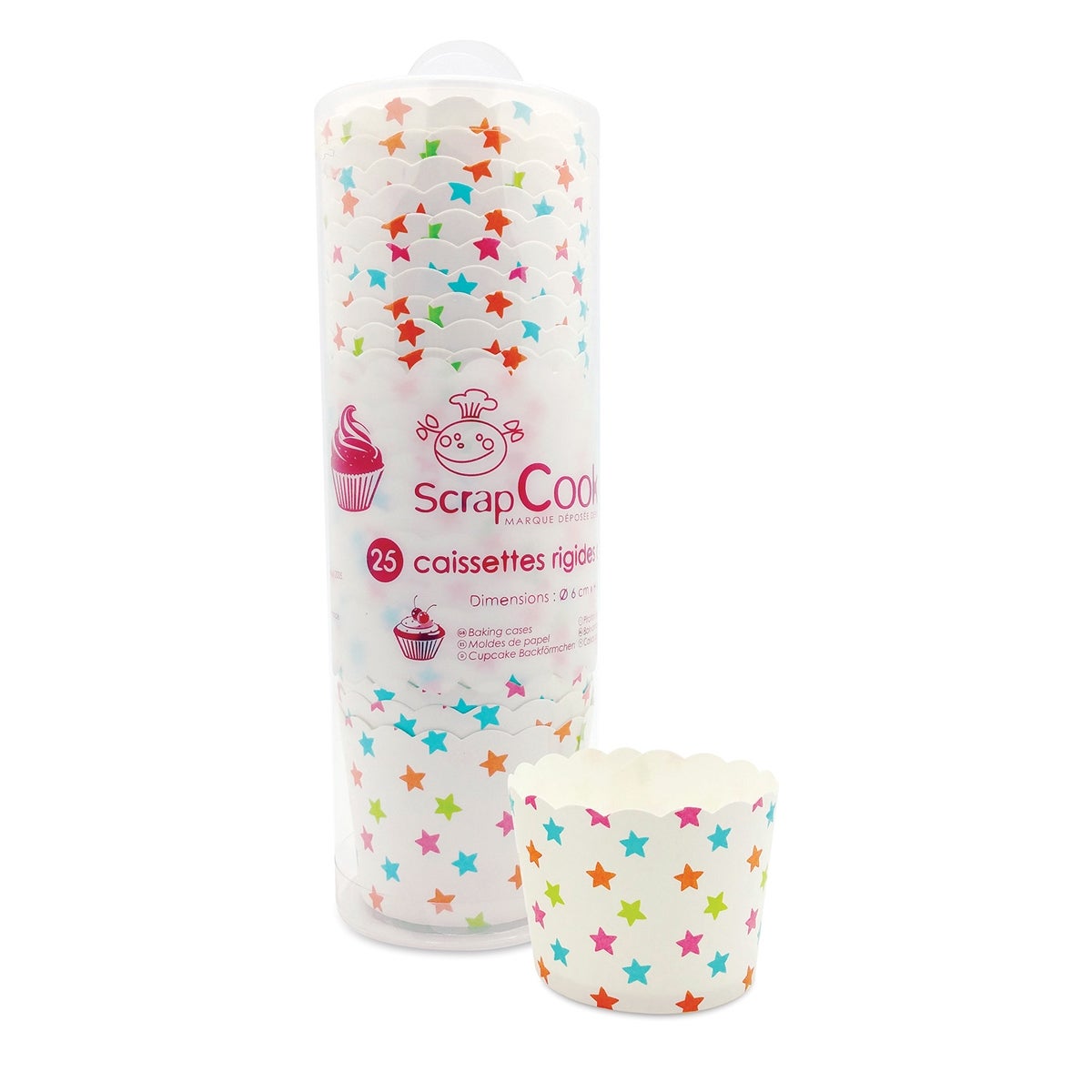 ScrapCooking Cupcakevormpjes Sterren pk/25