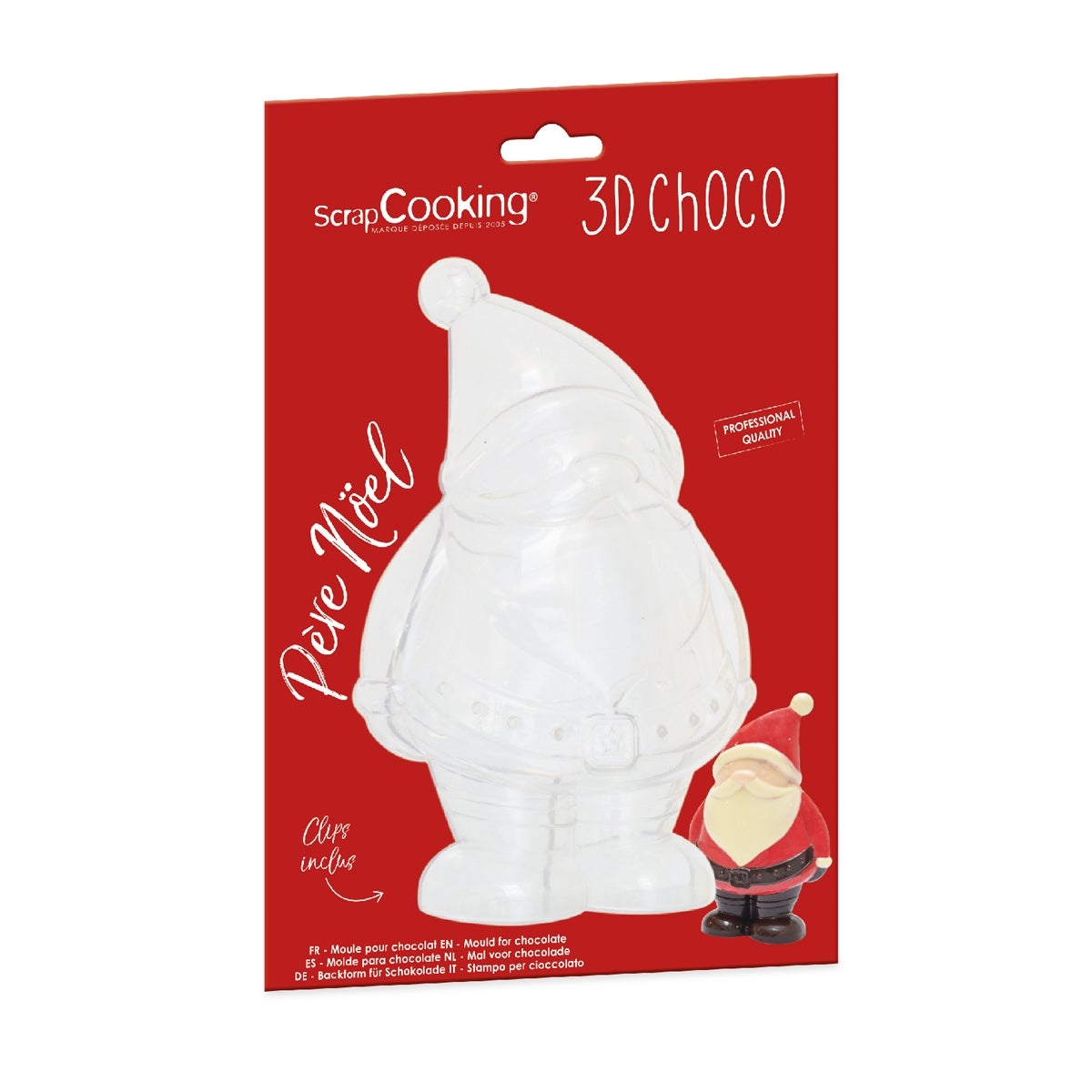 Scrapcooking Moule à chocolat 3D Père Noël de