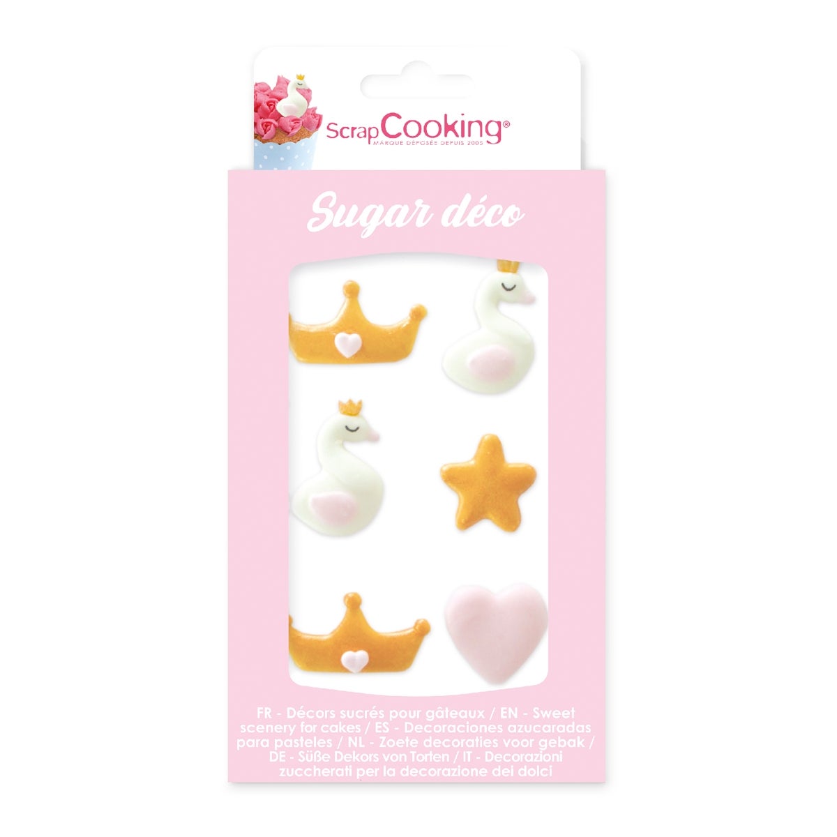 ScrapCooking Sugar Decorations Princess Set/6
