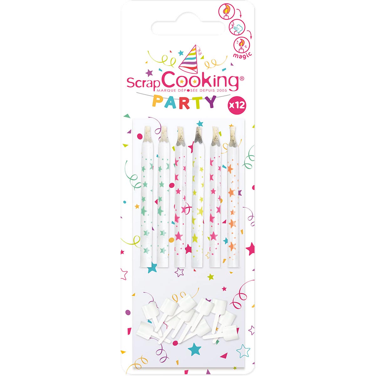 Scrapcooking Bougies Magiques pk/12