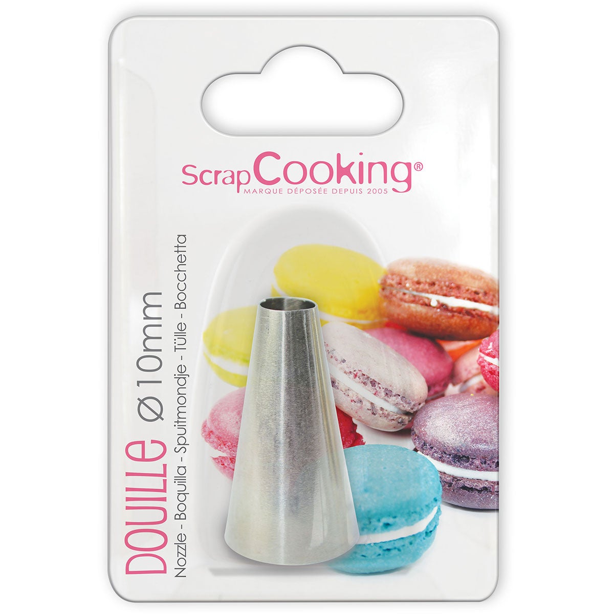 Scrapcooking Pointe cannelée Macaron Piping Tip Ø10 mm