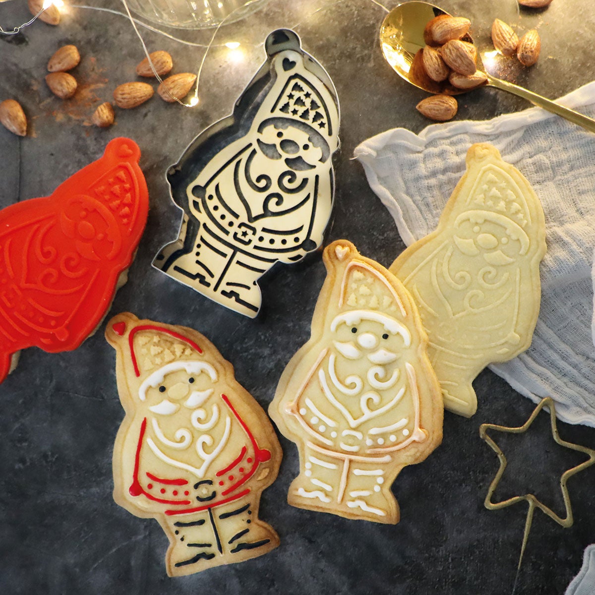 ScrapCooking Set de cutters et gaufreurs pour le Père Noël