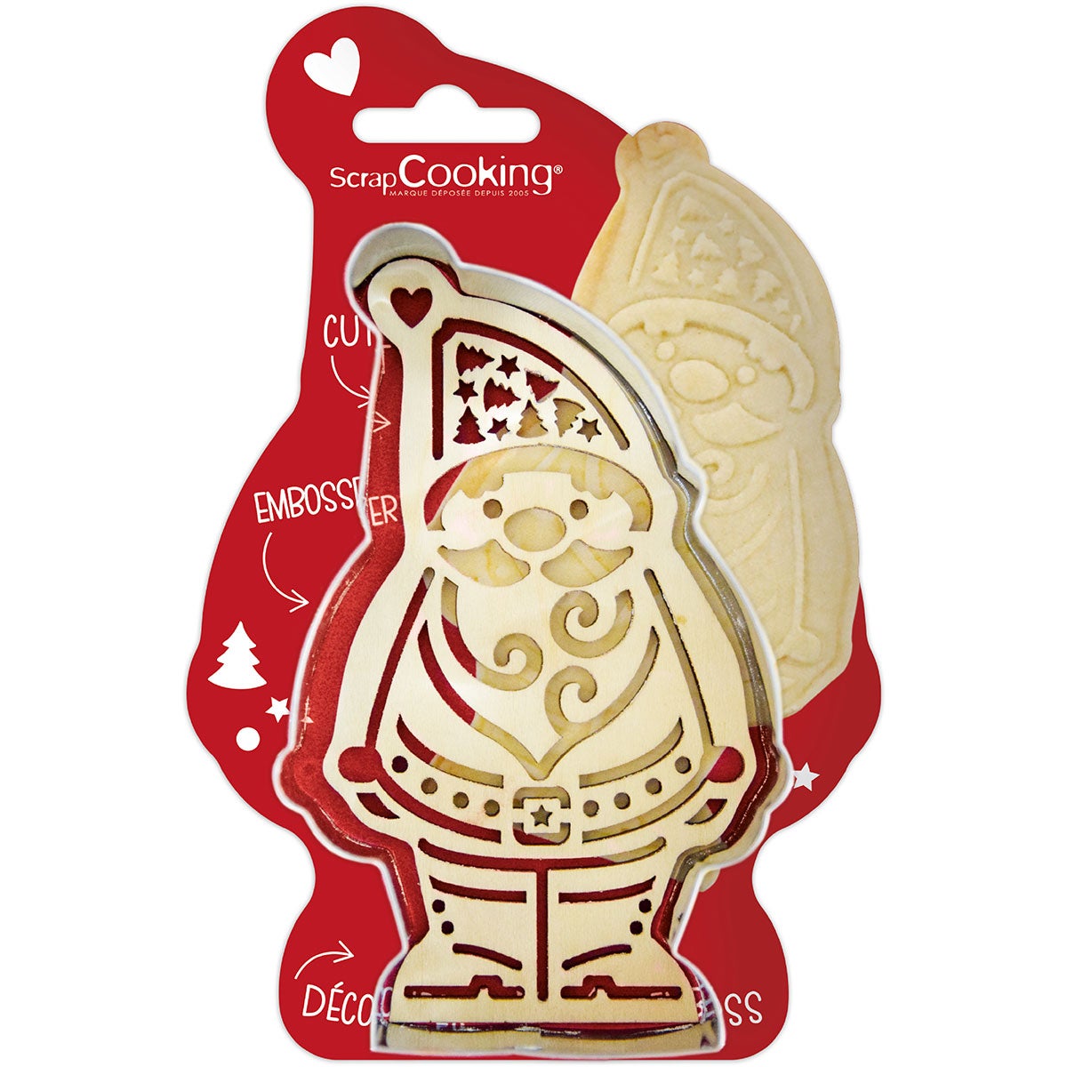 ScrapCooking Set de cutters et gaufreurs pour le Père Noël
