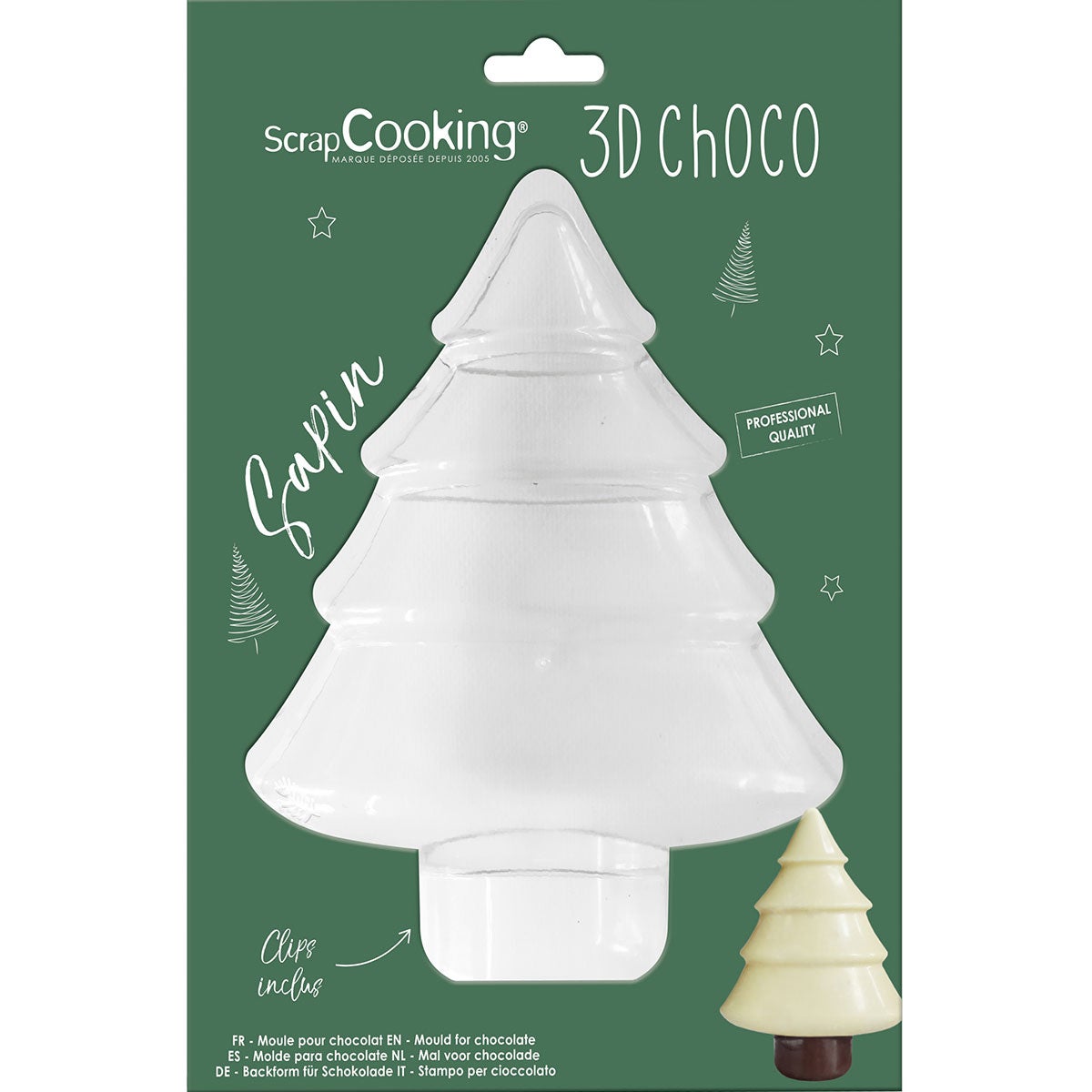 Scrapcooking Arbre de Noël 3D moule choco