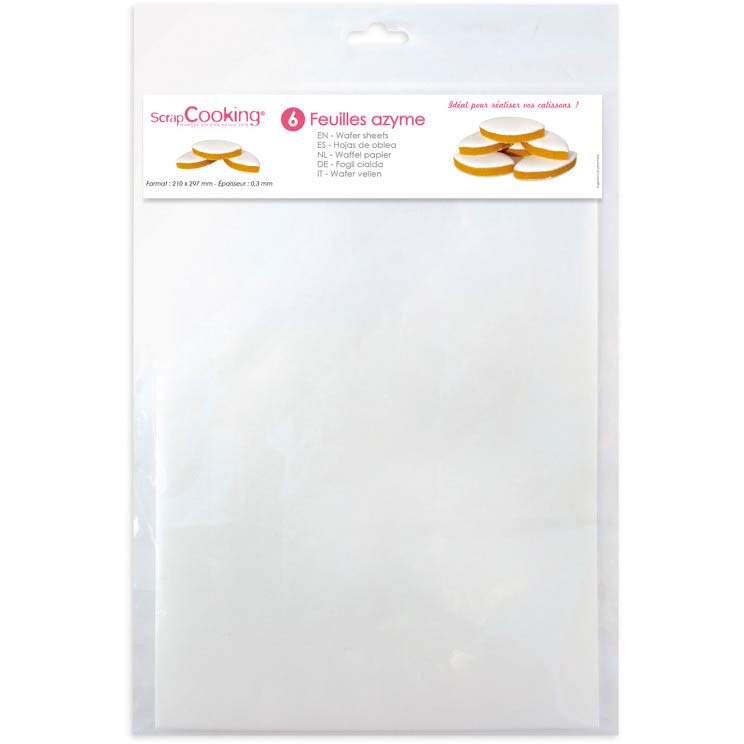 Scrapcooking Gaufrette Feuilles pk/6
