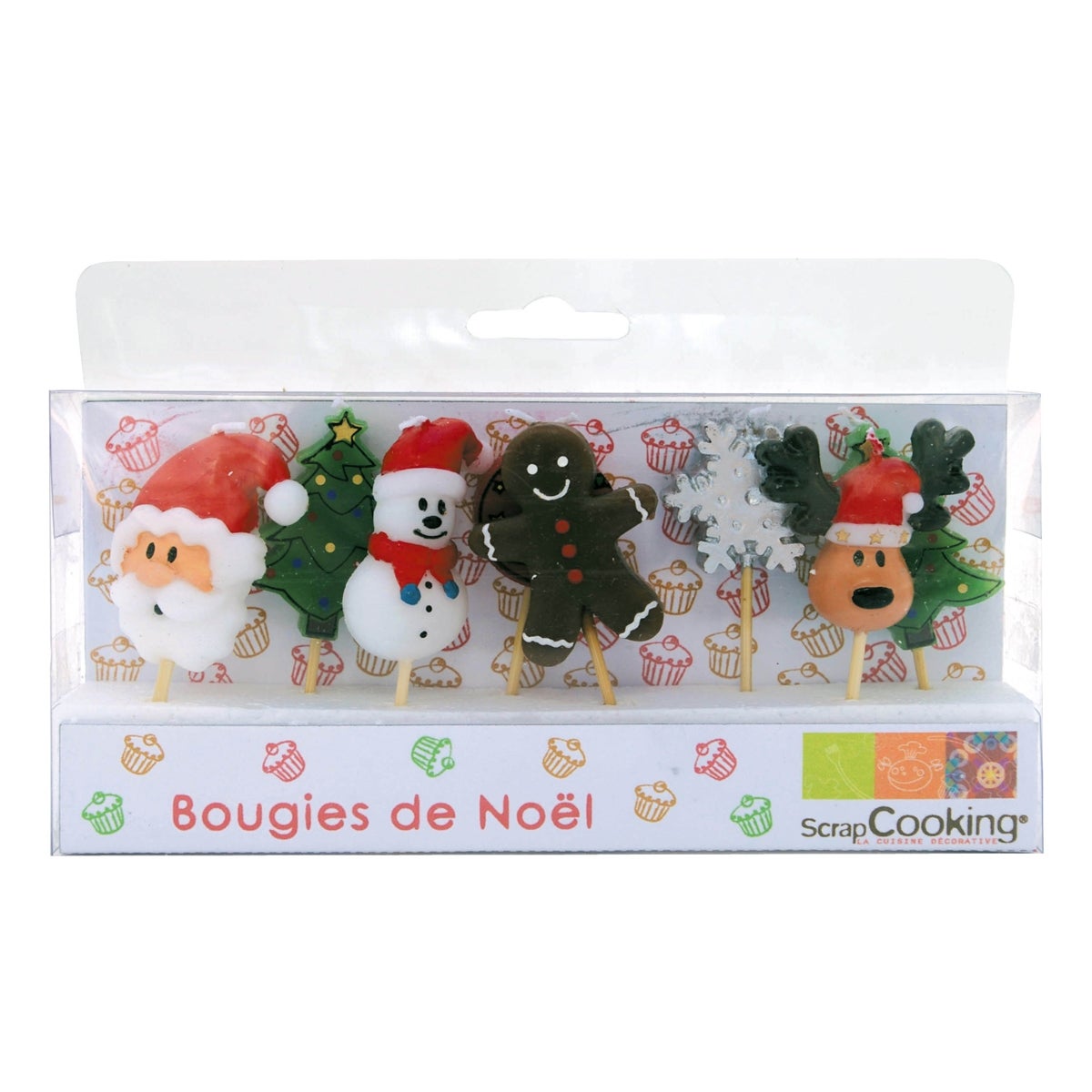 Scrapcooking Bougies de Noël Set/8