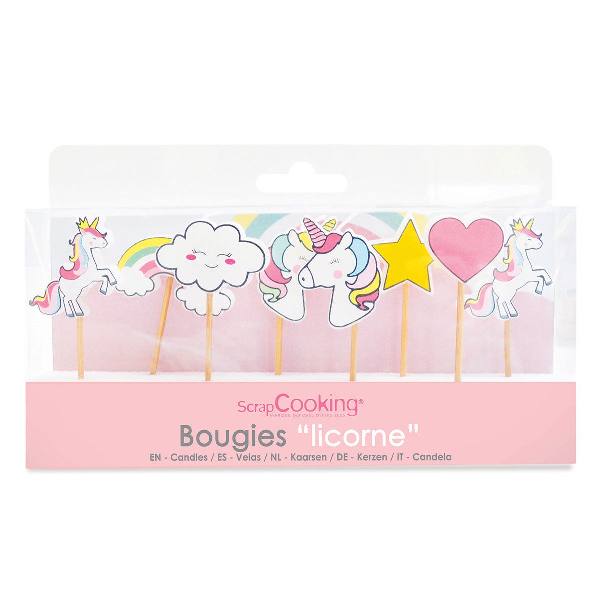 ScrapCooking Bougies - Licorne Set/8
