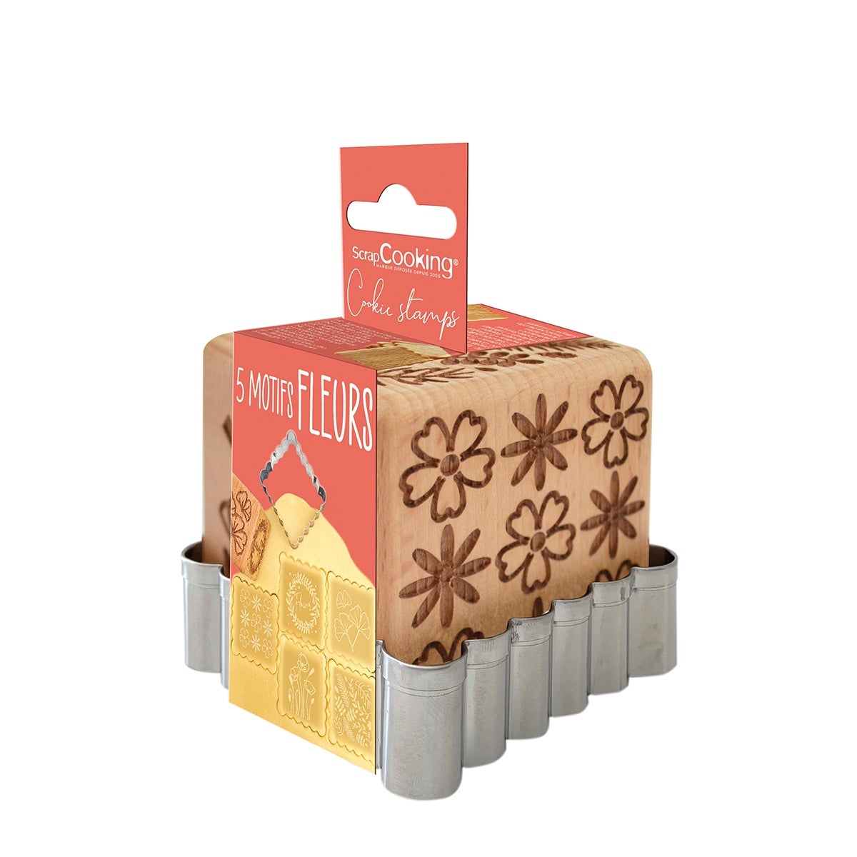 Scrapcooking Tampon à Biscuit - Fleur Set/2
