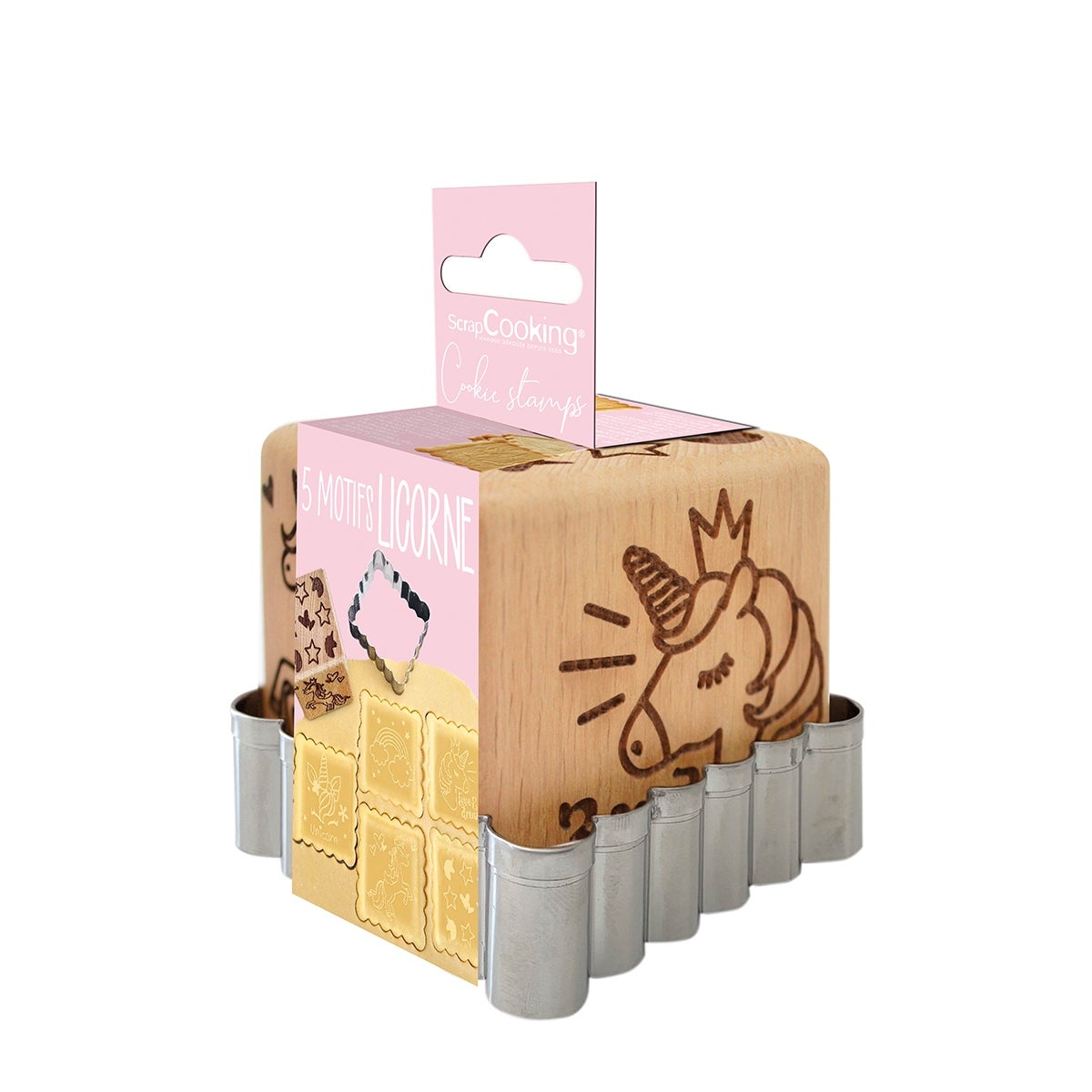 Scrapcooking Tampon à Biscuit - Licorne Set/2