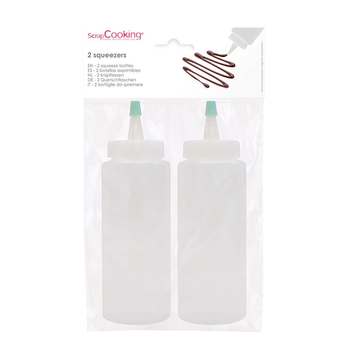 Scrapcooking Squeeze - Flacon compressible Set/2