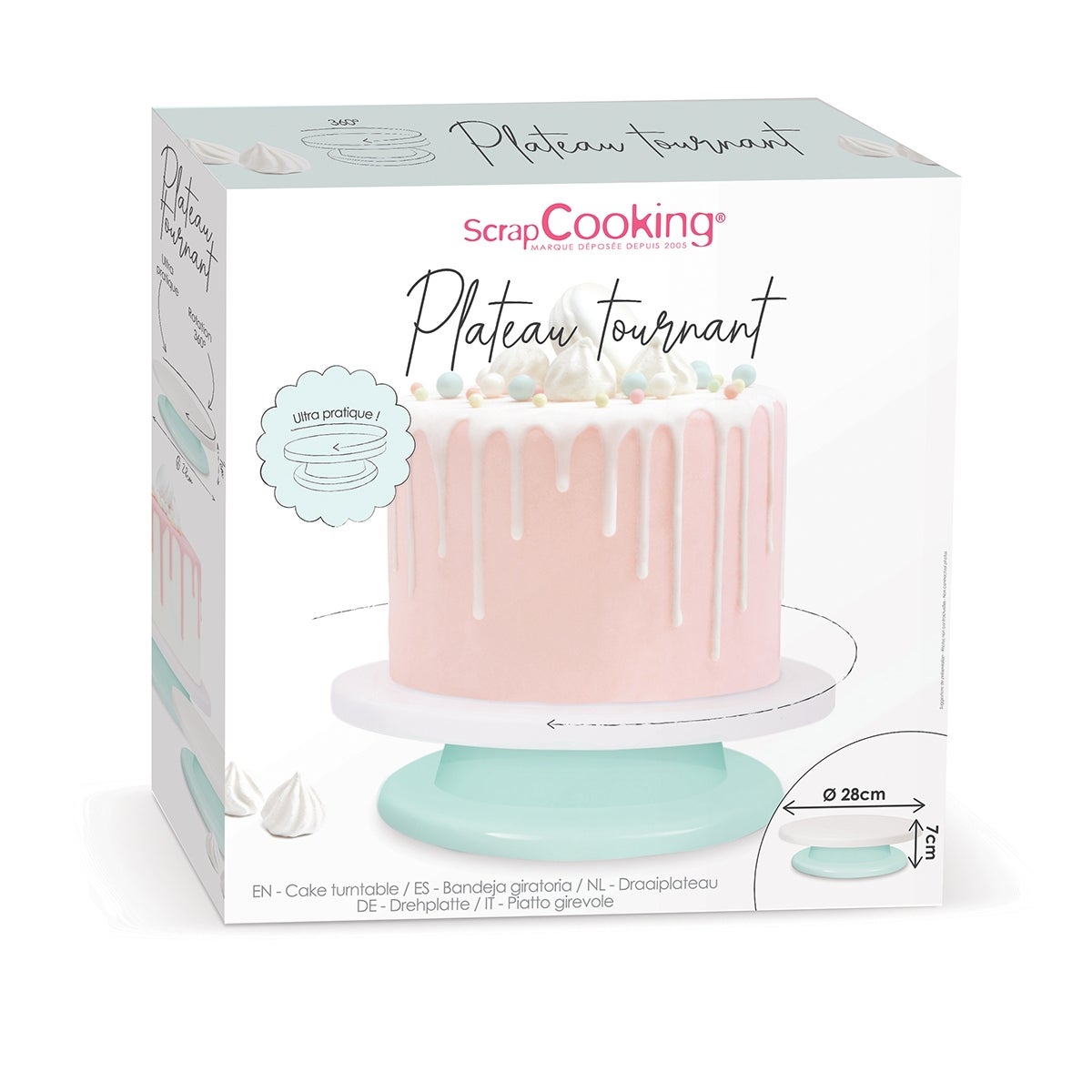 Scrapcooking Turntable 28cm