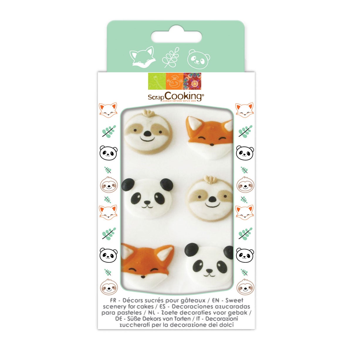 Scrapcooking Suikerdecoraties Lieve Dieren Set/6