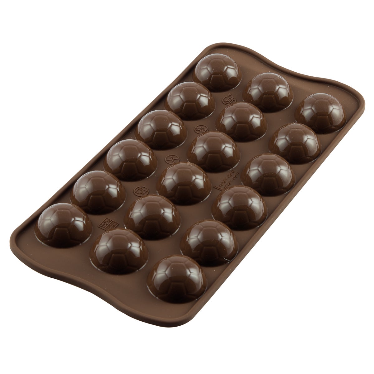Silikomart Moule à Chocolat - Ballon de foot Choco