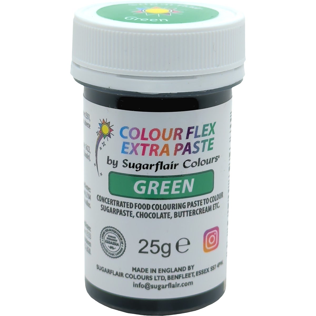 Sugarflair Colourflex Extra Paste Green - 25g