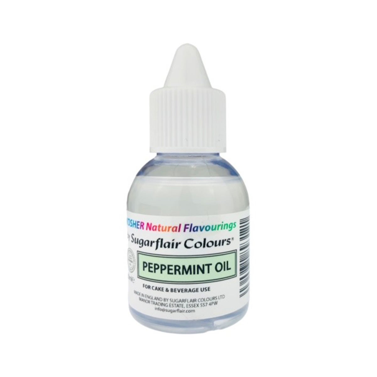 Sugarflair Kasher Arôme Naturel Menthe Poivrée 30ml