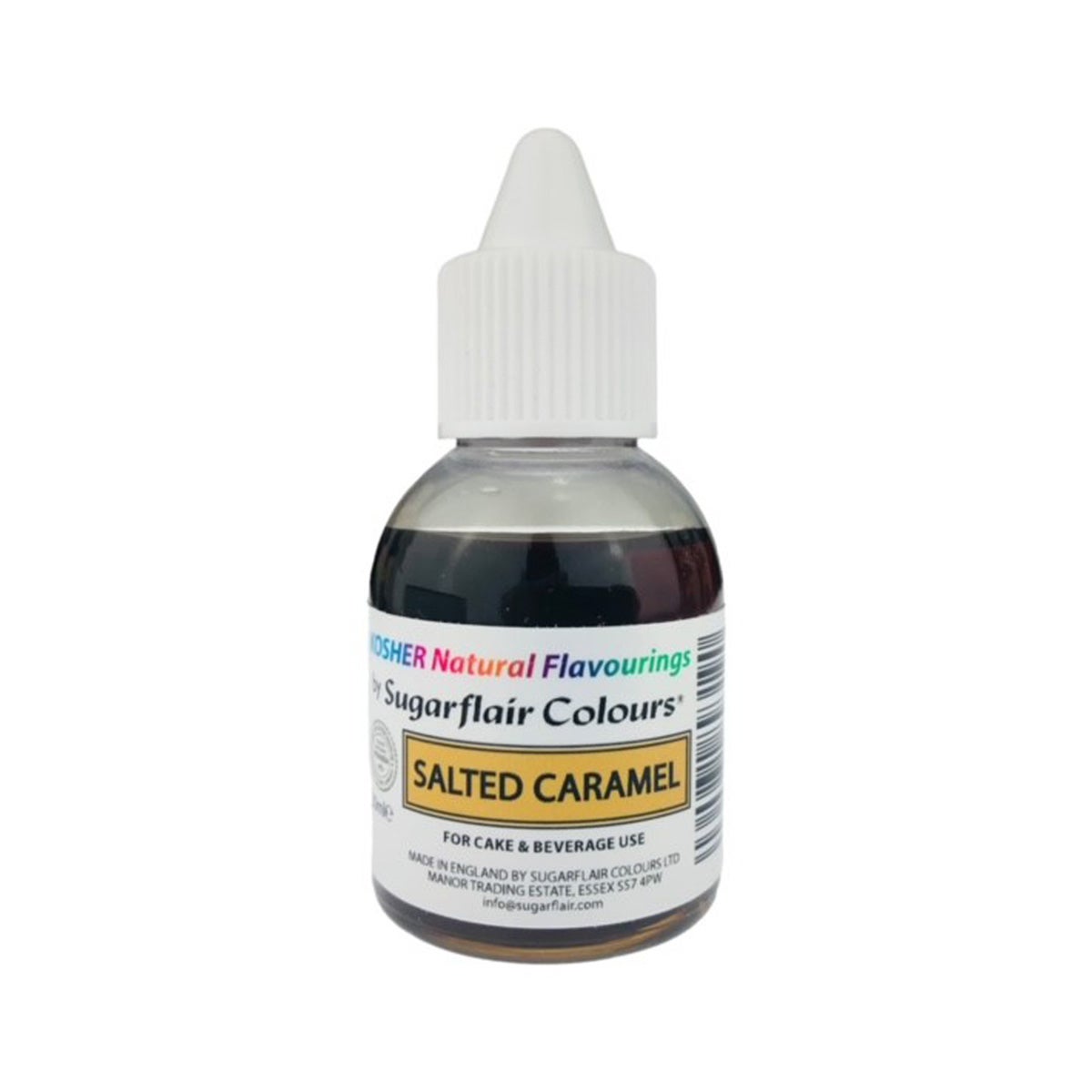 Sugarflair Kasher Arôme Naturel Caramel Salé 30ml
