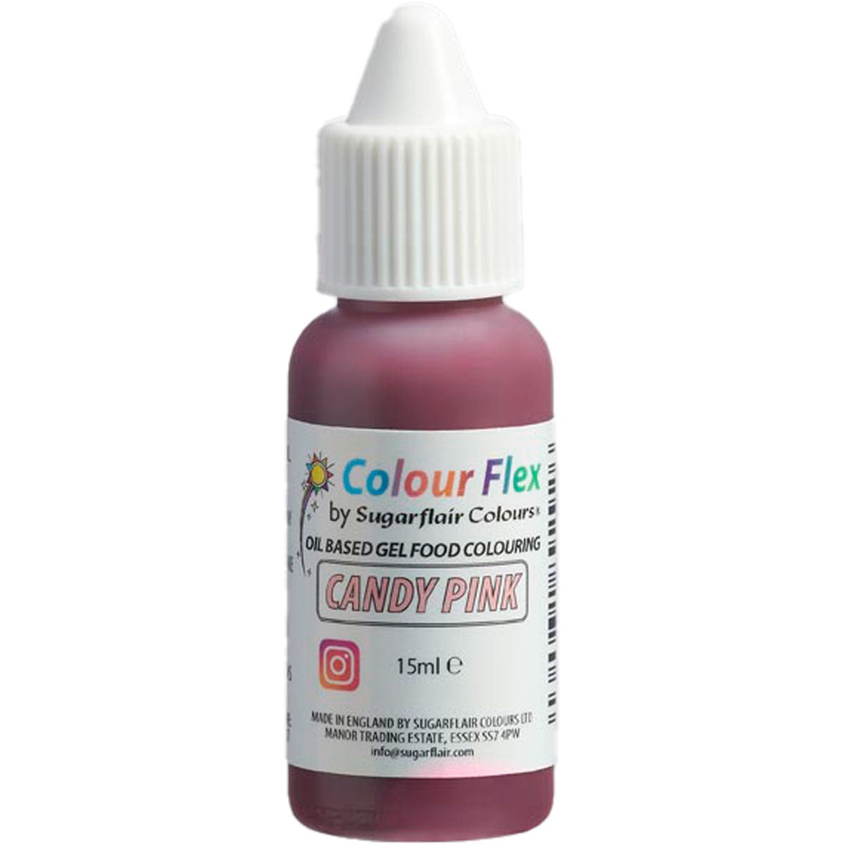 Sugarflair Colourflex Candy Pink 15ml