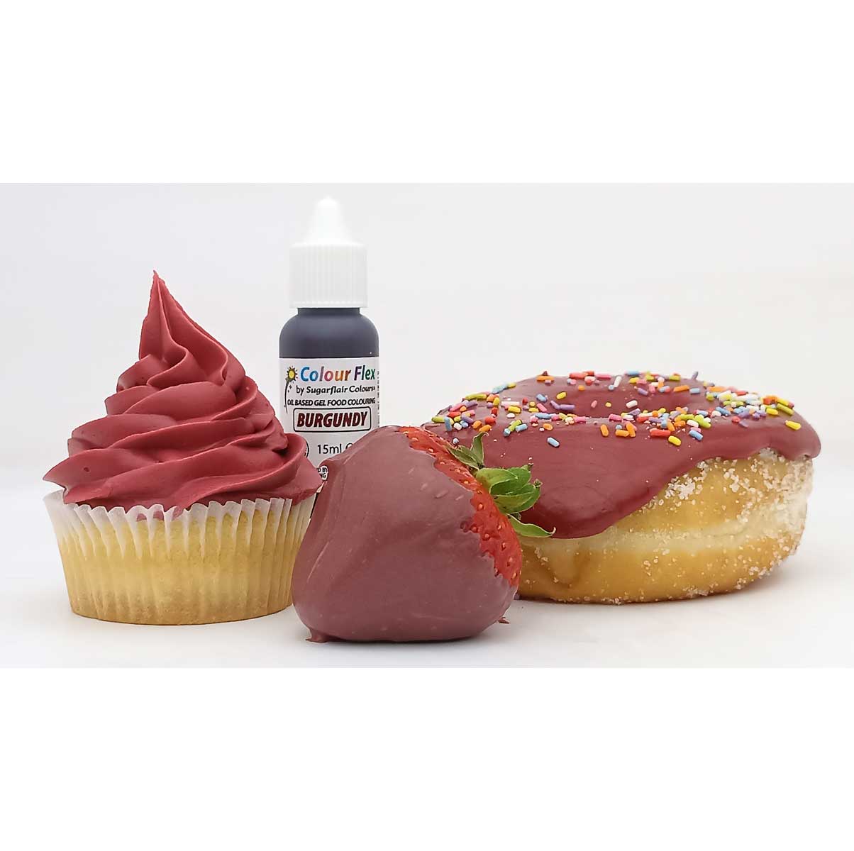 Sugarflair Colourflex Burgundy 15ml