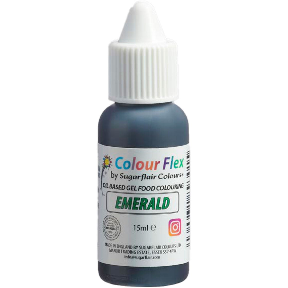 Sugarflair Colourflex Emerald 15ml